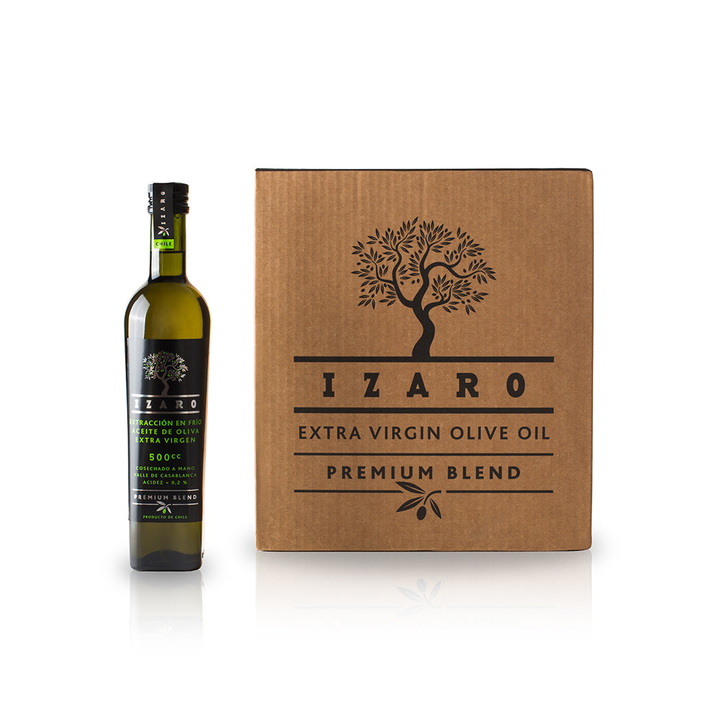 Aceite de Oliva Extra Virgen Izaro Premium Blend  10 x 500ml