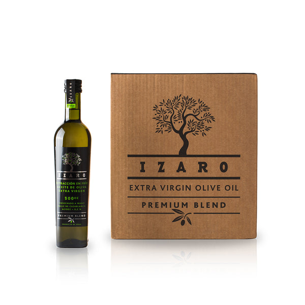 Aceite de Oliva Extra Virgen Izaro Premium Blend  10 x 500ml