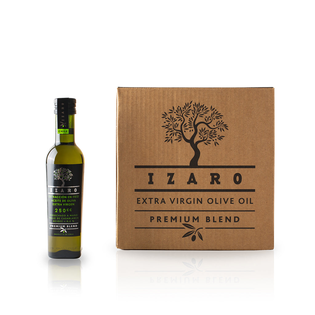 Aceite de Oliva Extra Virgen Izaro Premium Blend 12 x 250ml