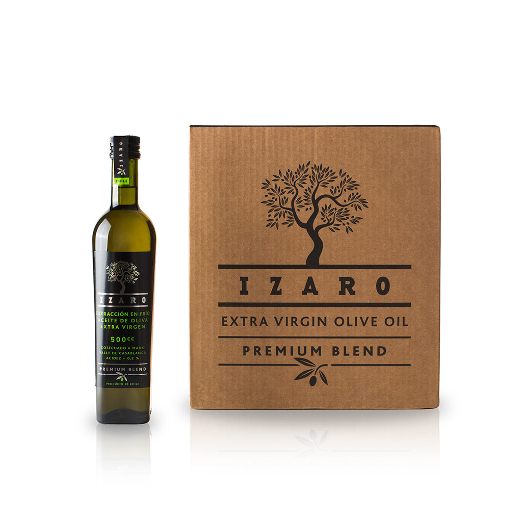Aceite de Oliva Extra Virgen Izaro Premium Blend  12 x 500ml